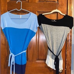 2 Cute Small Maternity Shirts